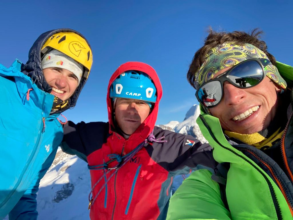 Roccia Nera, Monte Rosa, François Cazzanelli, Francesco Ratti, Jerome Perruquet