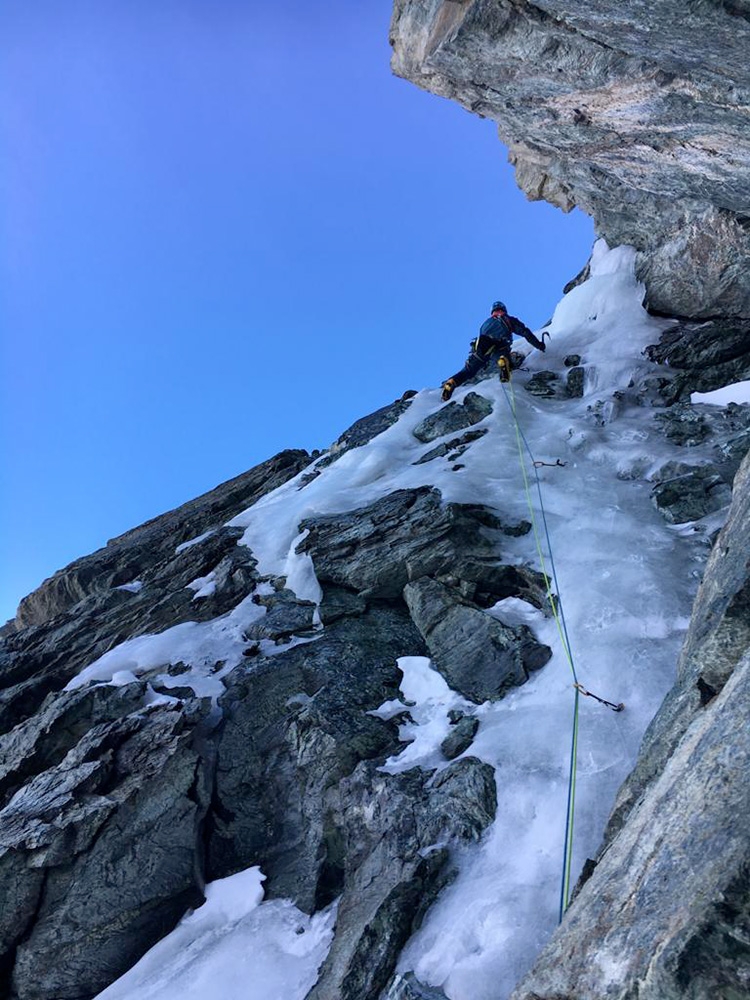 Roccia Nera, Monte Rosa, François Cazzanelli, Francesco Ratti, Jerome Perruquet