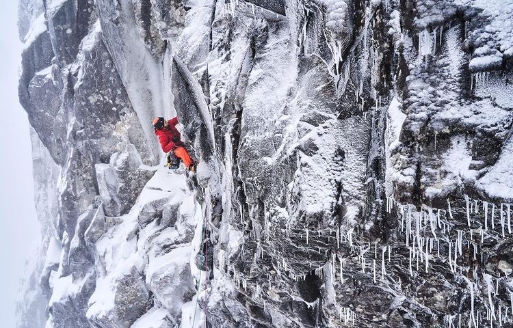 Greg Boswell, Callum Johnson, Church Buttress, Bidean nam Bian, Scotland