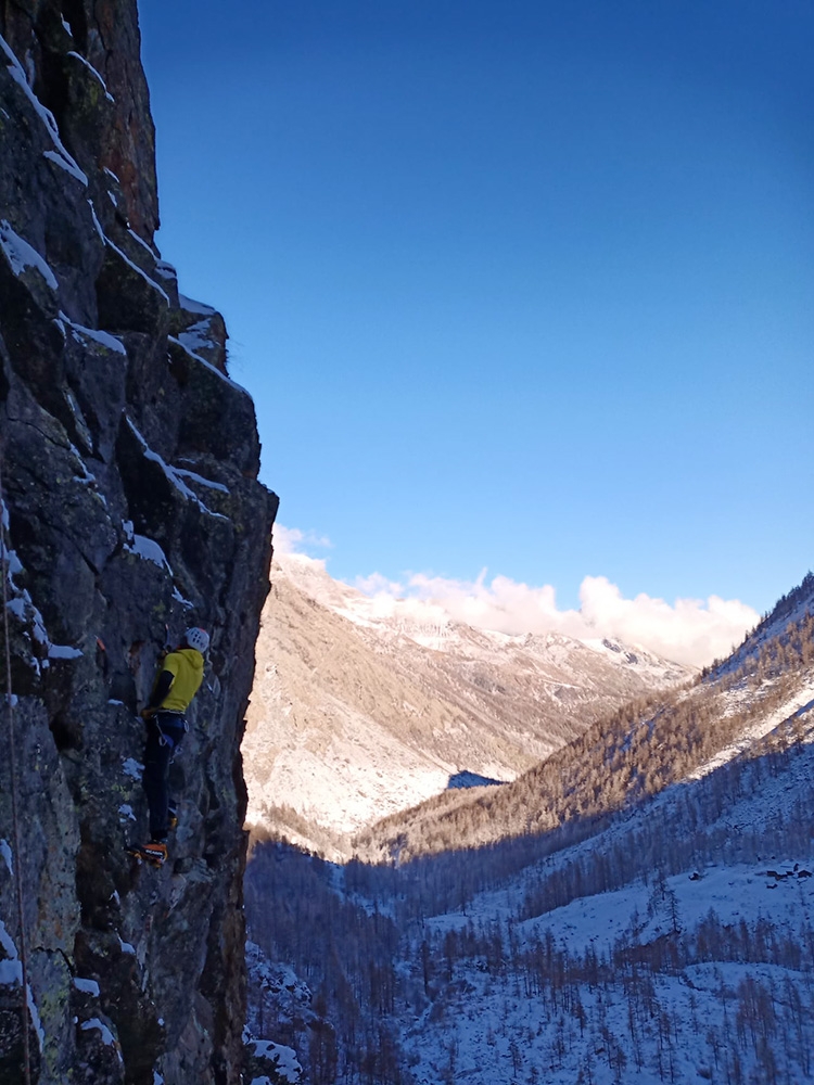 Falesia Pontat Dry, Cascate del Pontat, Val di Lanzo, Giancarlo Maritano