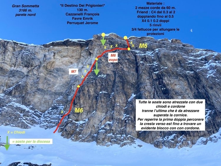 Gran Sometta, Valle d'Aosta, François Cazzanelli, Roger Bovard, Emrik Favre, Jerome Perruquet, Francesco Ratti, Stefano Stradelli