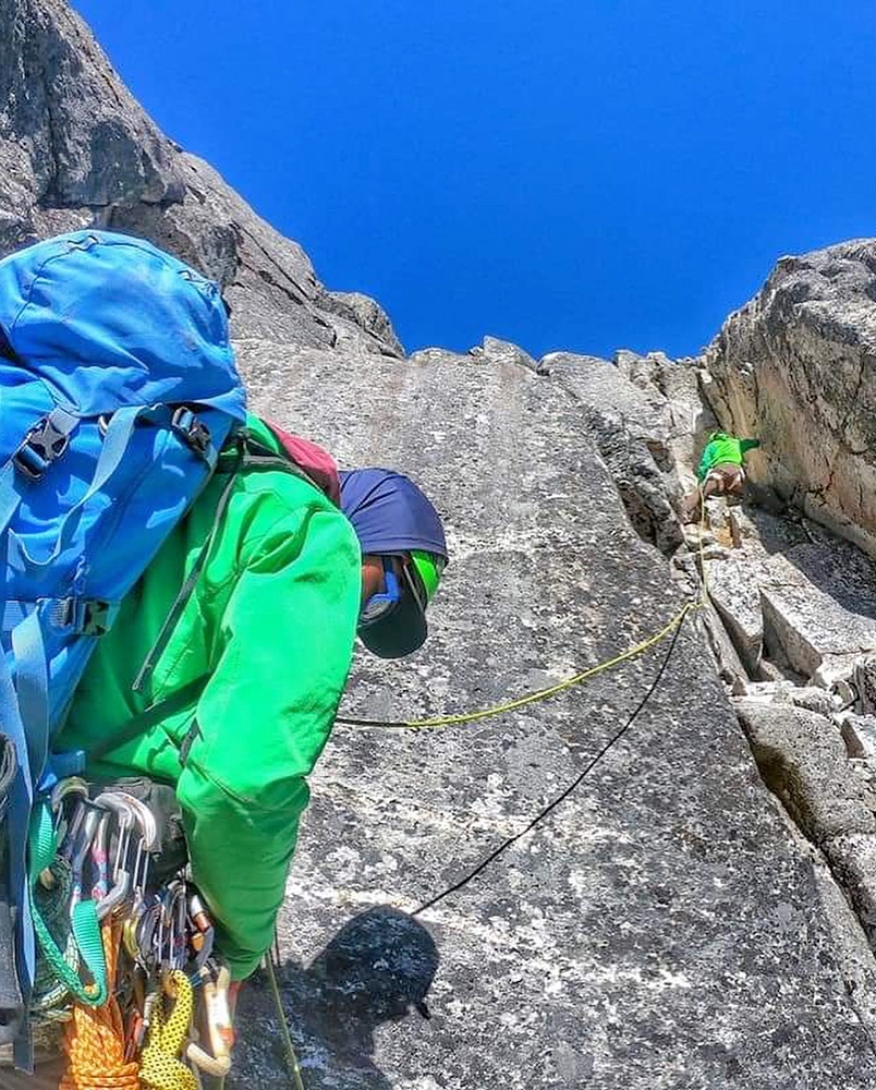 Luza Peak, Nepal, Sherpa, Pemba Sharwa Sherpa, Urken Sherpa, Lhakpa Gyaljen Sherpa