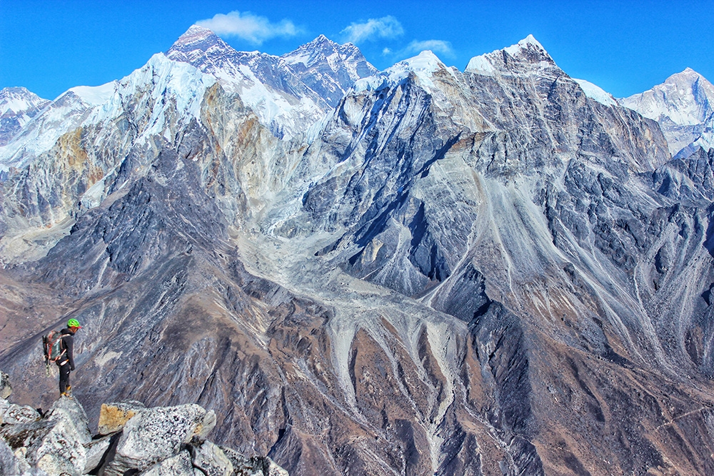 Luza Peak, Nepal, Sherpa, Pemba Sharwa Sherpa, Urken Sherpa, Lhakpa Gyaljen Sherpa