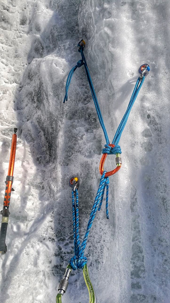 Cascata Toboga, Pala delle Masenade, Moiazza, Dolomites, Giorgia Felicetti, Federico Dell'Antone