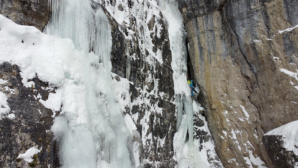 Val Pramper, Zoldo Dolomites, Santiago Padrós, Alessandro Baù, Diego Toigo