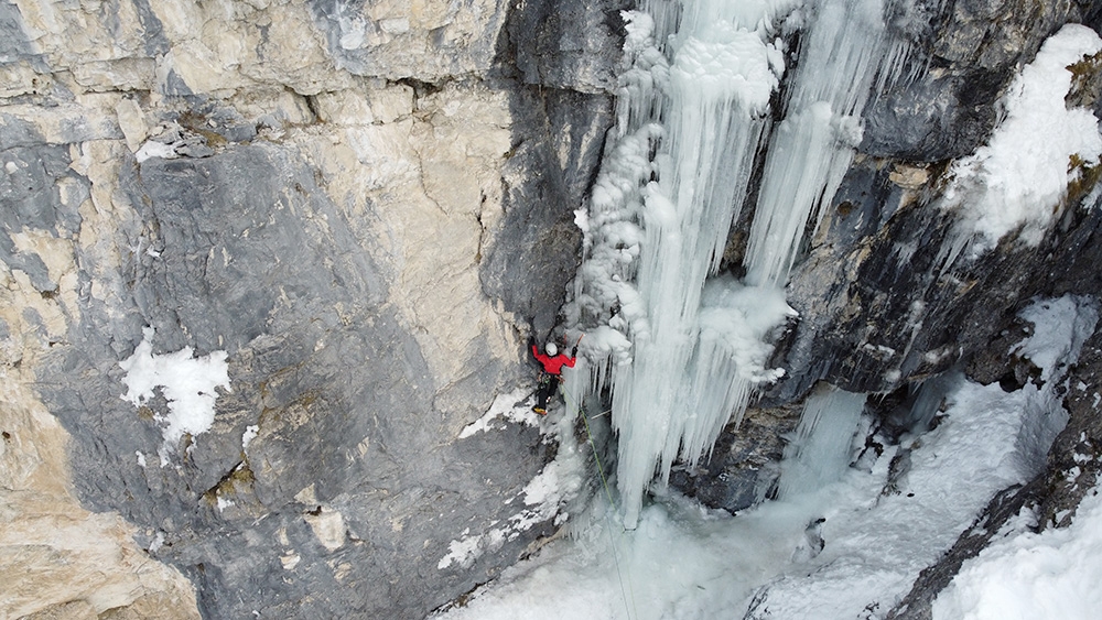 Val Pramper, Zoldo Dolomites, Santiago Padrós, Alessandro Baù, Diego Toigo