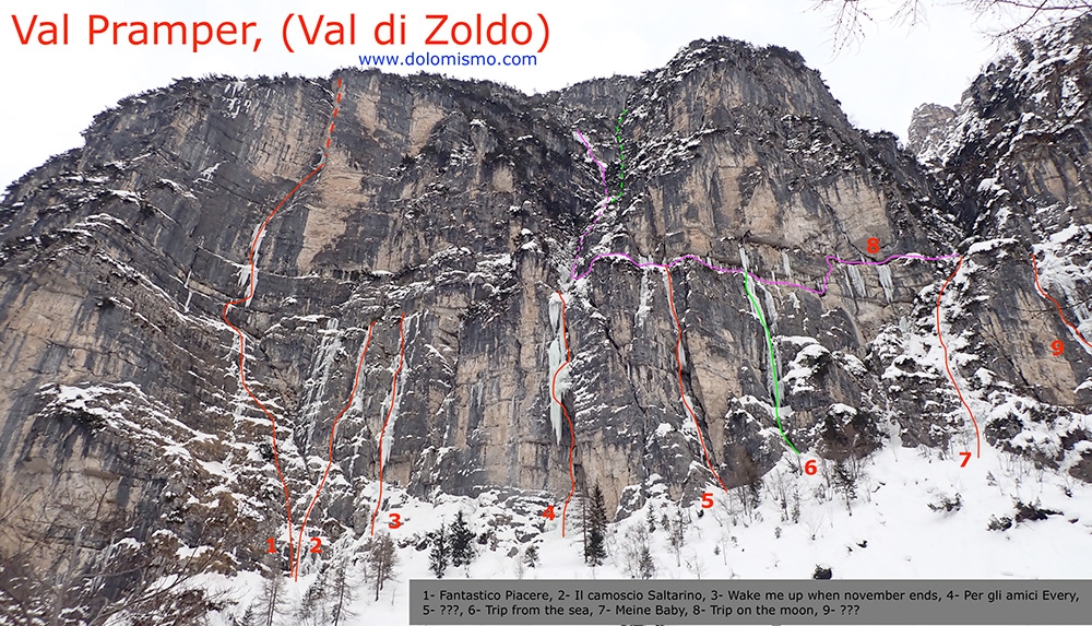 Val Pramper, Zoldo Dolomites, Santiago Padrós