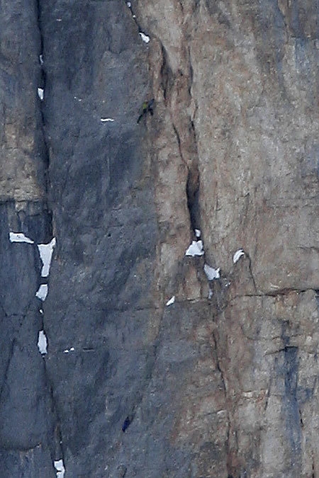 Civetta NW Face, winter solo