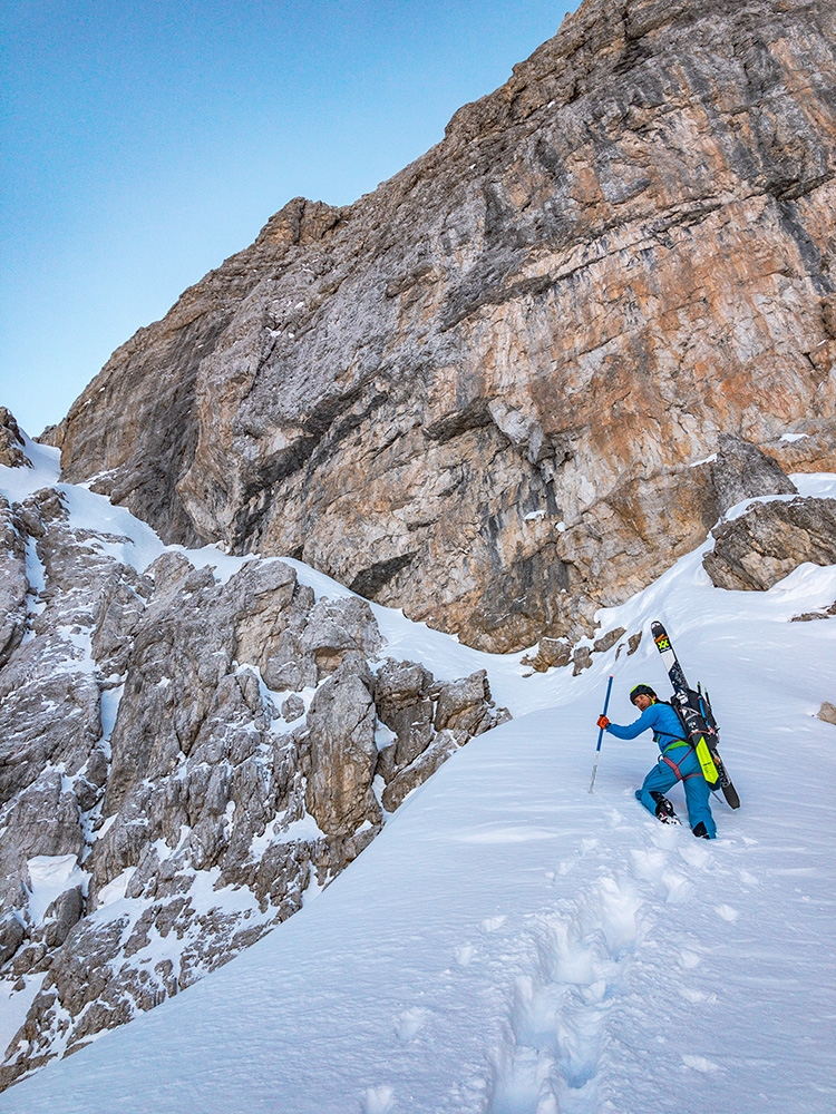 Dolomiti di Brenta, Cima Margherita, Canale Merzbacher, Andrea Cozzini, Claudio Lanzafame