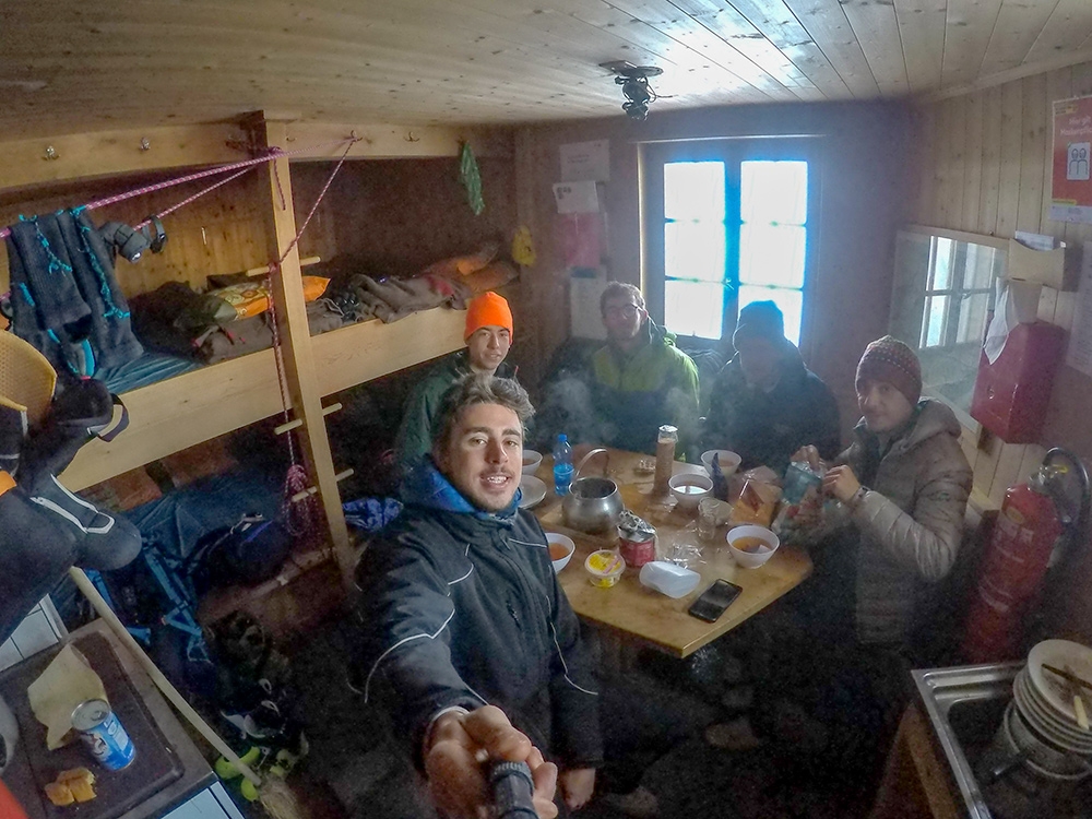 Scialpinismo tra Masino e Bregaglia, Mattia Testa, Marco Gautiero, Riccardo Molteni, Luca Chiesa, Luca Bianchi 