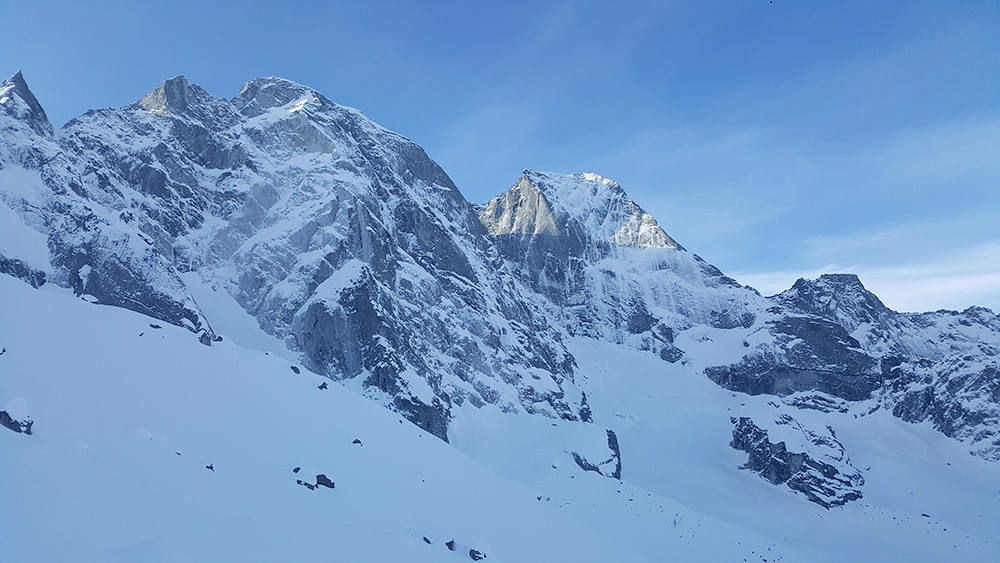 Ski mountaineering Masino and Bregaglia, Mattia Testa, Marco Gautiero, Riccardo Molteni, Luca Chiesa, Luca Bianchi 
