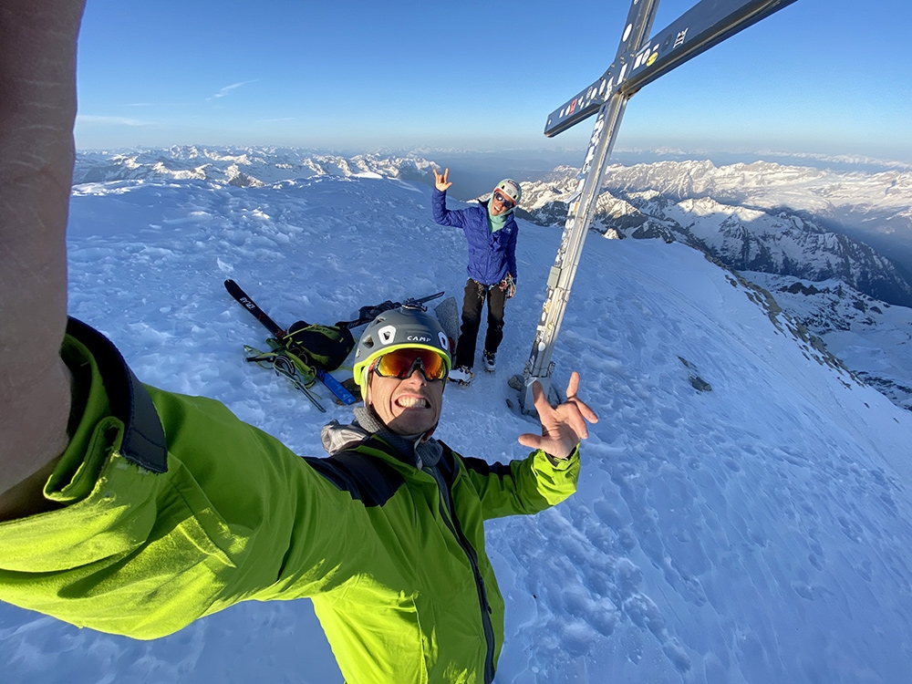 Adamello, Busazza, Presanella, Leonardo Gheza, Giulia Venturelli, alpinismo