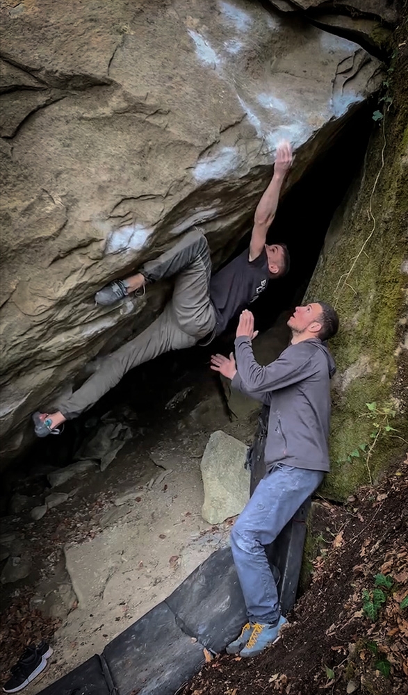 Tintorale Boulder, Abruzzo, Elias Iagnemma