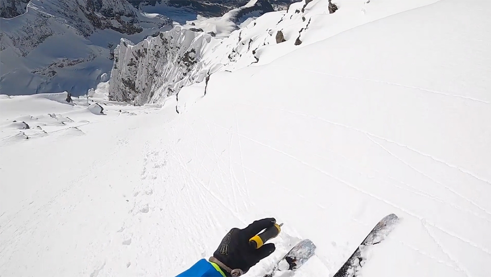Mont Brouillard, Couloir del Quid Pluris, Denis Trento, Mont Blanc