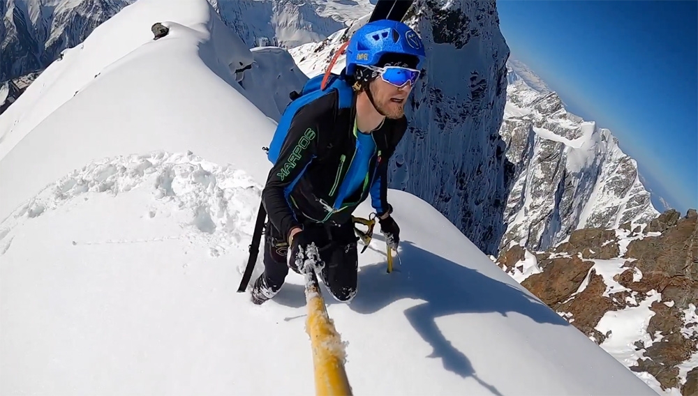 Mont Brouillard, Couloir del Quid Pluris, Denis Trento, Monte Bianco