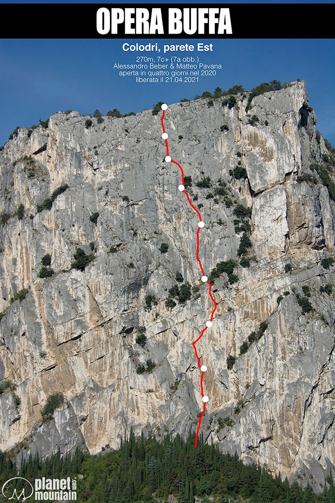Monte Colodri, Arco, arrampicata, Opera Buffa, Alessandro Beber, Matteo Pavana