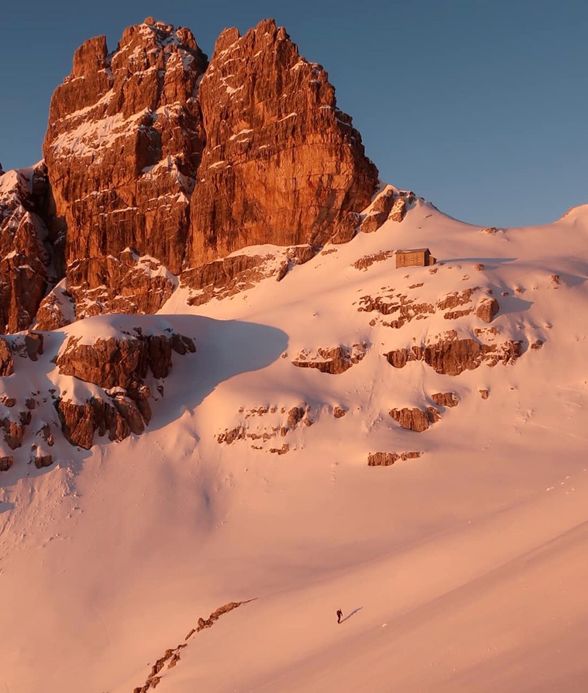 Cima Brenta Alta, Dolomiti di Brenta, Gola Nord-Est, Francesco Salvaterra, Piero Onorati, Manuela Farina