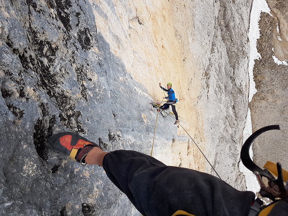 Torre di Mezzaluna, Vallaccia, Dolomiti, Serendipity, Enrico Geremia, Nicolò Geremia