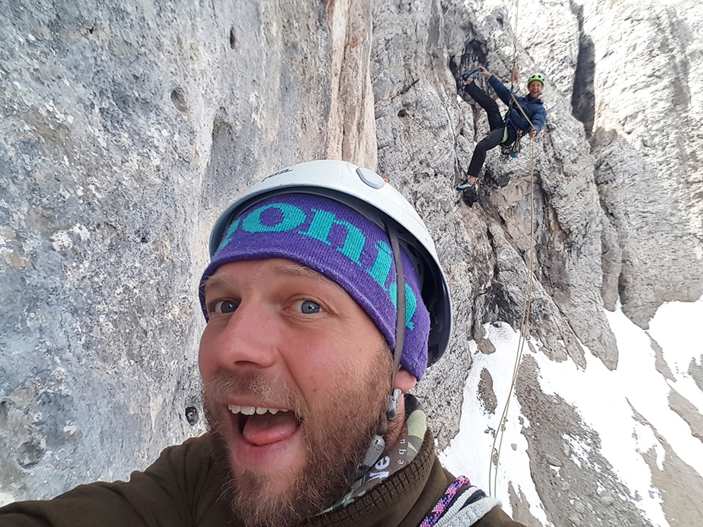Torre di Mezzaluna, Vallaccia, Dolomiti, Serendipity, Enrico Geremia, Nicolò Geremia