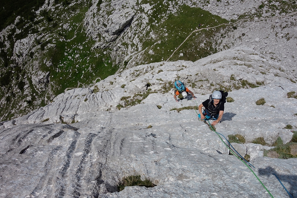 Anima Fragile, Col dei Camorz, Civetta, Dolomites, Alessandro Beber, Alberto Fedrizzi, Martina Paolazzi