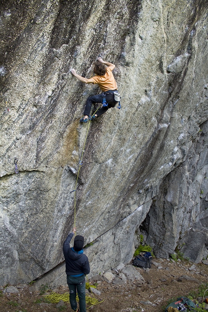 Val Masino arrampicata, Zona Rossa