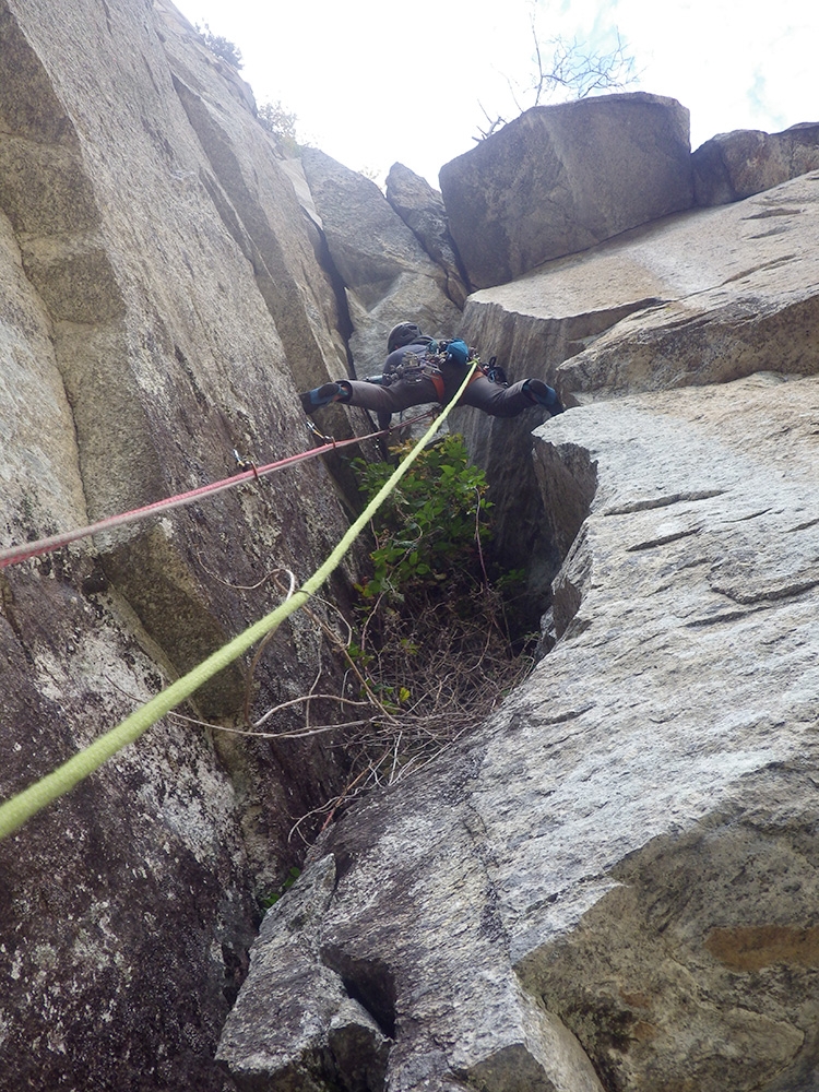 Las Cuerdas en el Viento, Parete di Gallivaggio, Valle Spluga, Simone Manzi