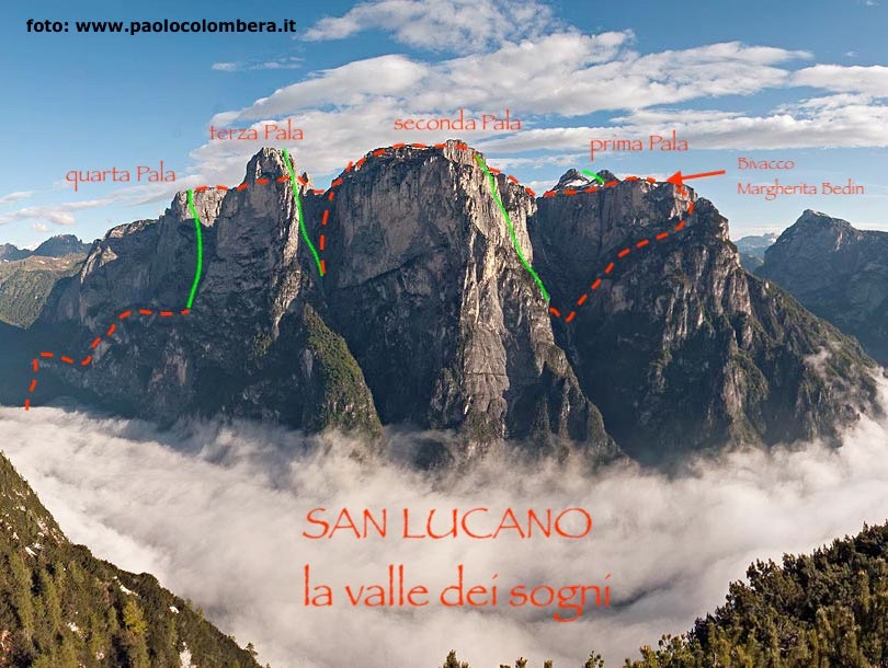 Pale di San Lucano, Dolomites, La Grande Traversata, Valle dei Sogni, Santiago Padròs, Diego Toigo