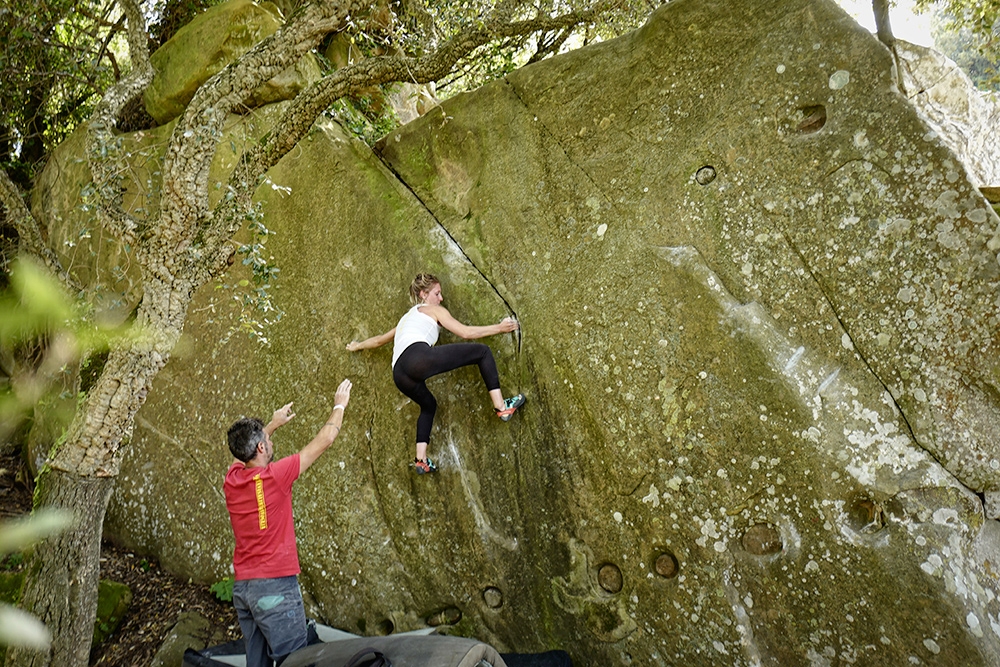 Bosco Scorace, Sicilia, boulder