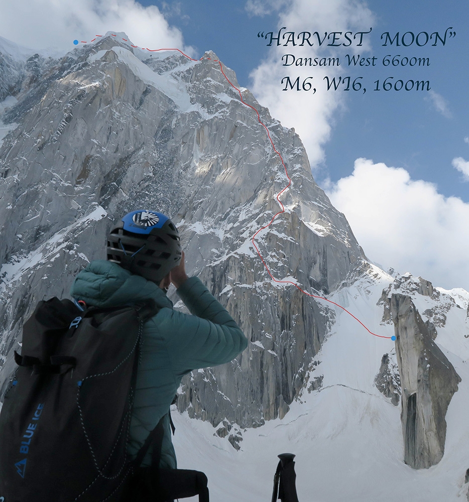 Harvest Moon, Dansam West, Kondus Valley, Pakistan, Martin Elias, Victor Saucède, Jeremy Stagnetto, Jérôme Sullivan