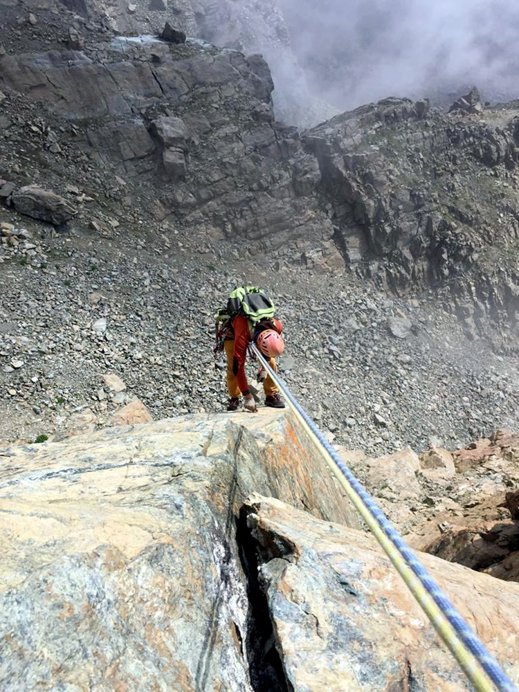 Bum Bum Baghdad, arrampicata, Punta Cristalliera, Val Chisone, Gian Carlo Grassi, Claudio Battezzati