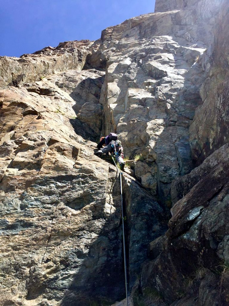 Bum Bum Baghdad, arrampicata, Punta Cristalliera, Val Chisone, Gian Carlo Grassi, Claudio Battezzati