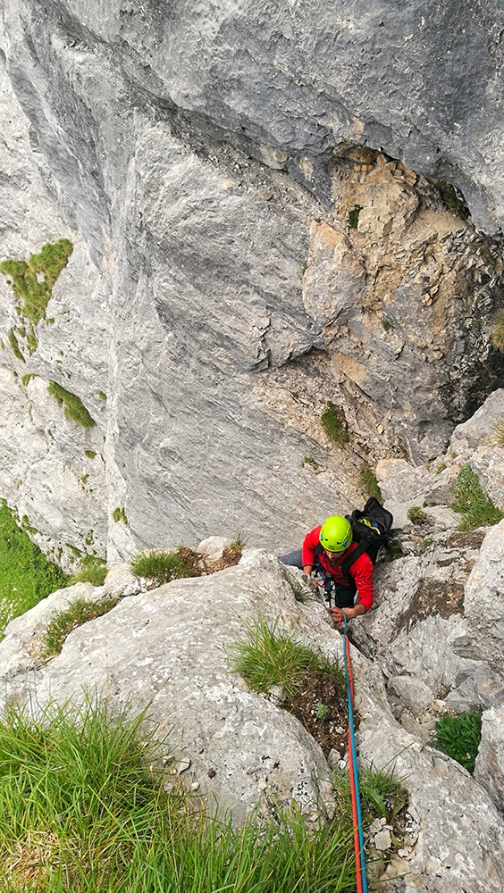 Diedro Tupaie, Monte Fop, Marmolada, Dolomites, Federico Dell’Antone, Matteo Dagai