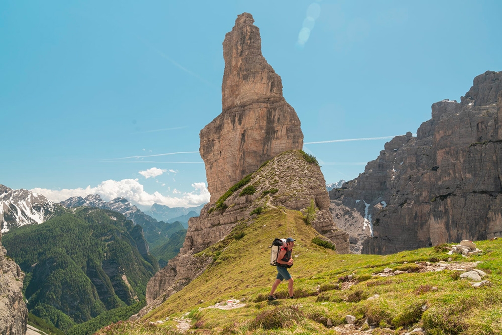 Campanile di Val Montanaia, Dolomites, Alessandro Beber, Dolomitiche