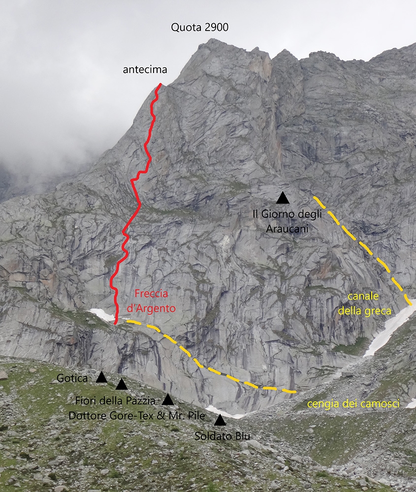 Freccia d’Argento, Val Salarno, Adamello, Leonardo Gheza, Matteo Rivadossi, Vincenzo Valtulini