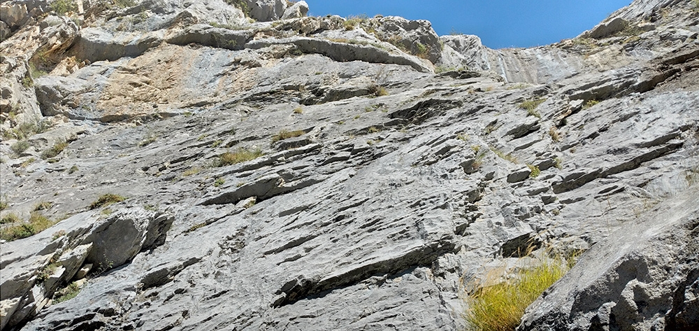 Parete delle Barricate, Valle Stura, Falesia degli Istruttori, Elio Bonfanti