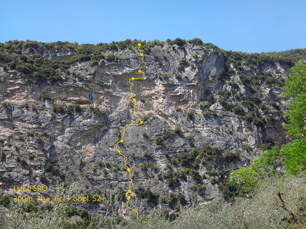 Lucifero, Costa dell’Anglone, Valle del Sarca, Matteo Rivadossi, Simone Monecchi, Silvio Fieschi