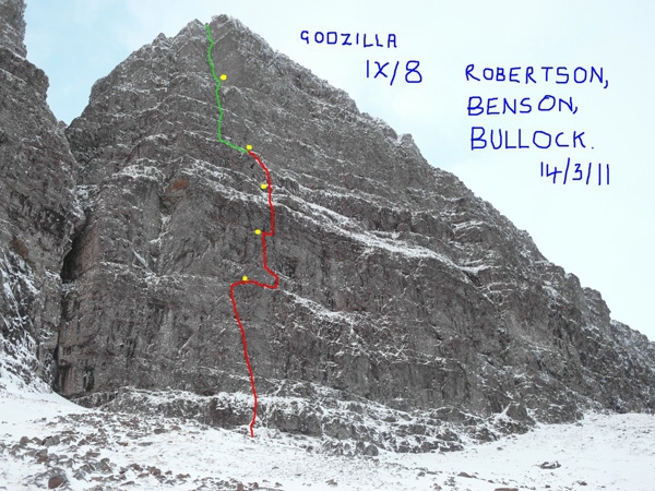 Godzilla IX/8 on Beinn Bhàn, Scotland