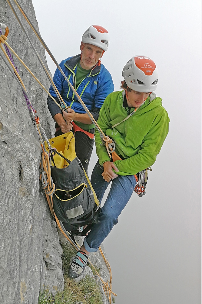 Bepino, Cima Uomo, Dolomiti di Brenta, Rolando Larcher, Michele Cagol