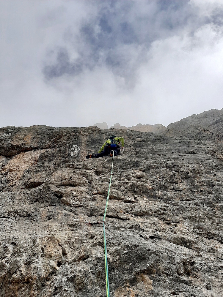 Sparalesto, Monte La Banca, Marmolada, Dolomiti, Susanna De Biasio, Davide Rovisi