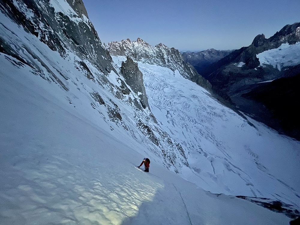 Grandes Jorasses, Colton Macintyre, Francesco Rigon, Edoardo Saccaro