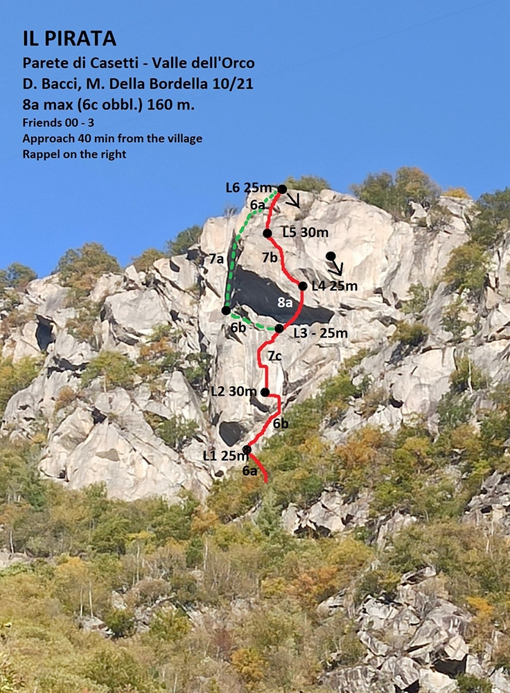 Pirata, Valle Orco, Matteo Della Bordella, David Bacci