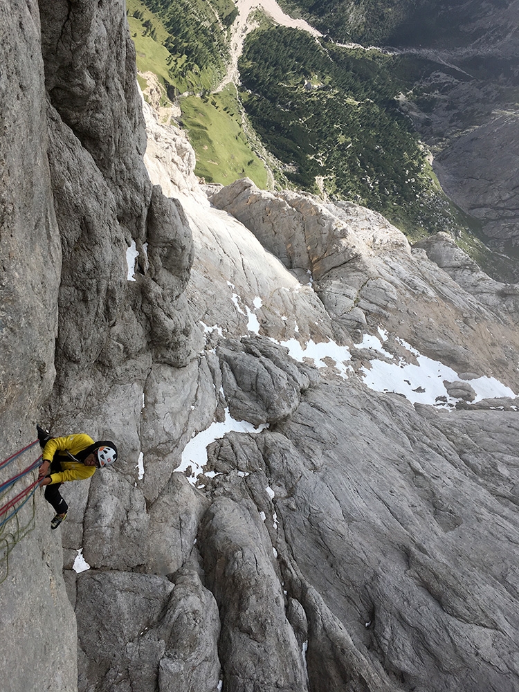 Marmolada, Dolomiti, Hansjörg Auer, Much Mayr, Ultimo Tango