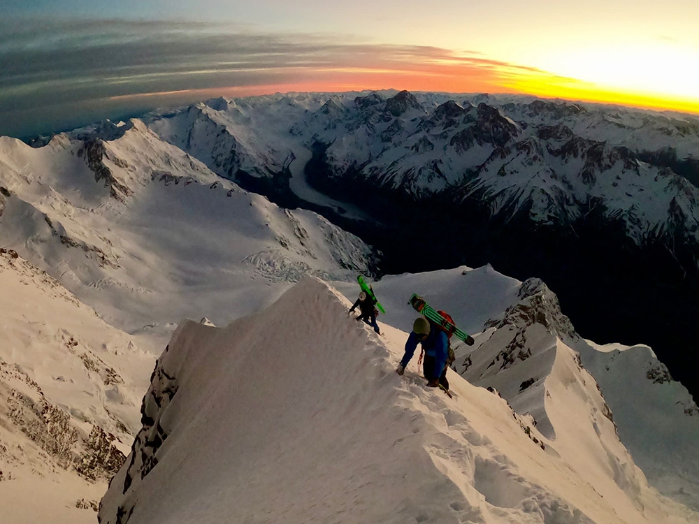 Aoraki Caroline Face, New Zealand, Joe Collinson, Will Rountree, Sam Smoothy