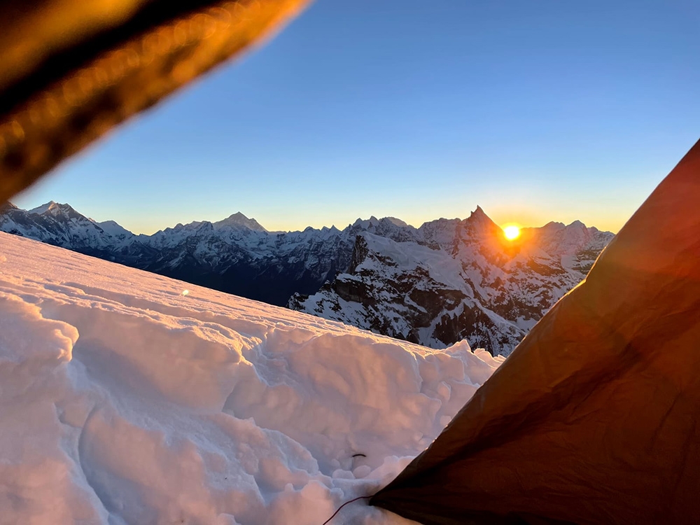 Kondge-Ri, Tengkangpoche, Nepal, Roger Bovard, François Cazzanelli, Emrik Favre, Leonardo Gheza, Jerome Perruquet, Francesco Ratti