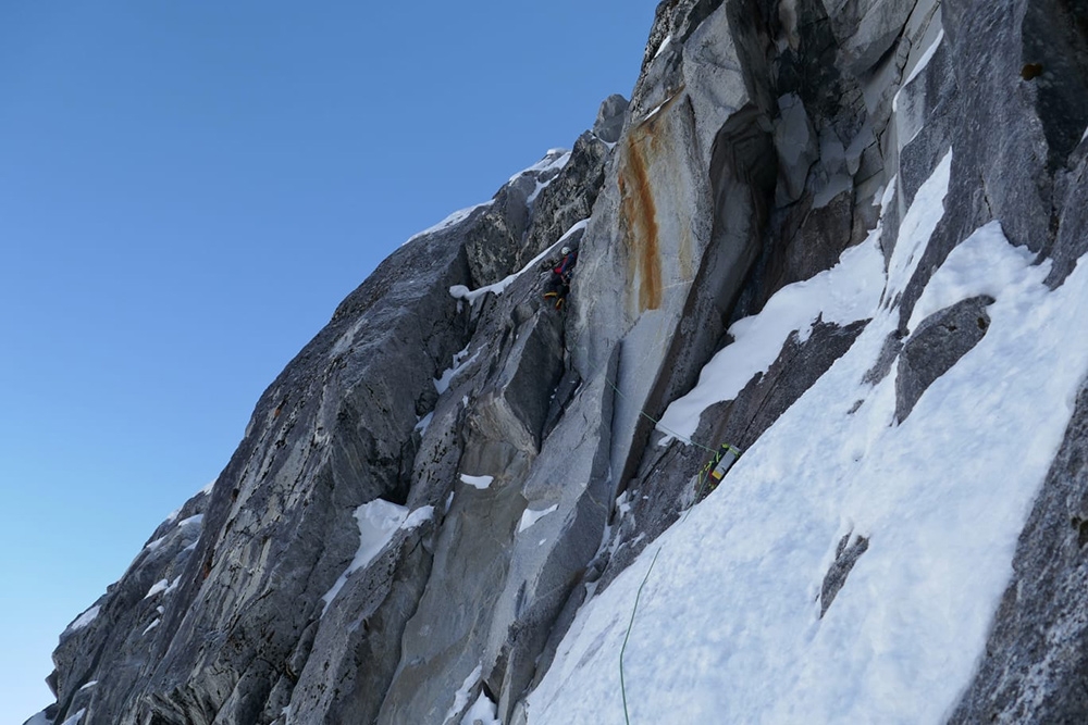 Kondge-Ri, Tengkangpoche, Nepal, Roger Bovard, François Cazzanelli, Emrik Favre, Leonardo Gheza, Jerome Perruquet, Francesco Ratti