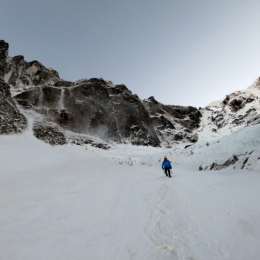 Kondge-Ri, Tengkangpoche, Nepal, Roger Bovard, François Cazzanelli, Emrik Favre, Leonardo Gheza, Jerome Perruquet, Francesco Ratti