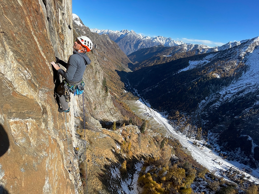 Lotta Continua, Precipizio di Strem, Val Bodengo, Simone Manzi, Maximiliano Piazza, Matteo De Zaiacomo