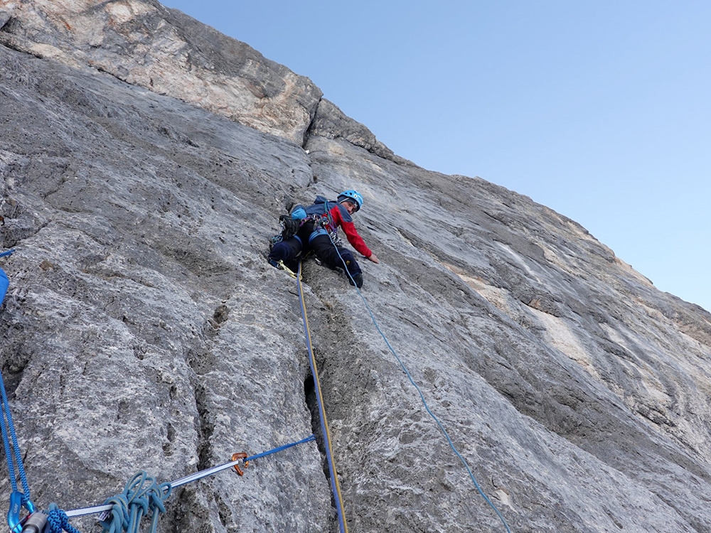 Civetta, Dolomites, Alessandro Baù, Thomas Gianola, Giovanni Zaccaria