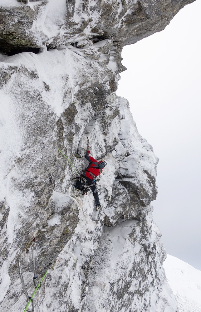 Princess Cut, Ben Wyvis, Scozia, Simon Richardson, Mark Robson, climbing, winter climbing