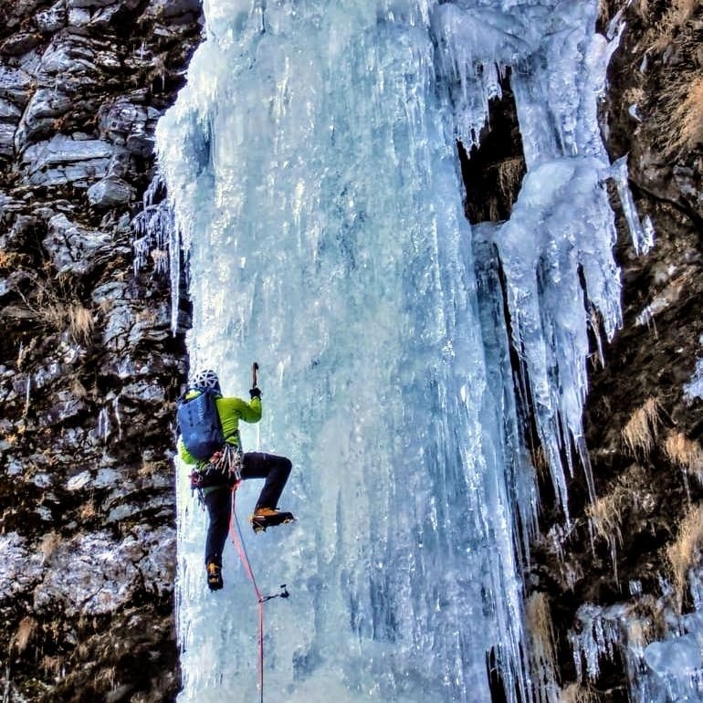O sole Mia, cascata di ghiaccio, Valle Vigezzo, Val d'Ossola, Cristian Candiotto, Giovanni Pagnoncelli